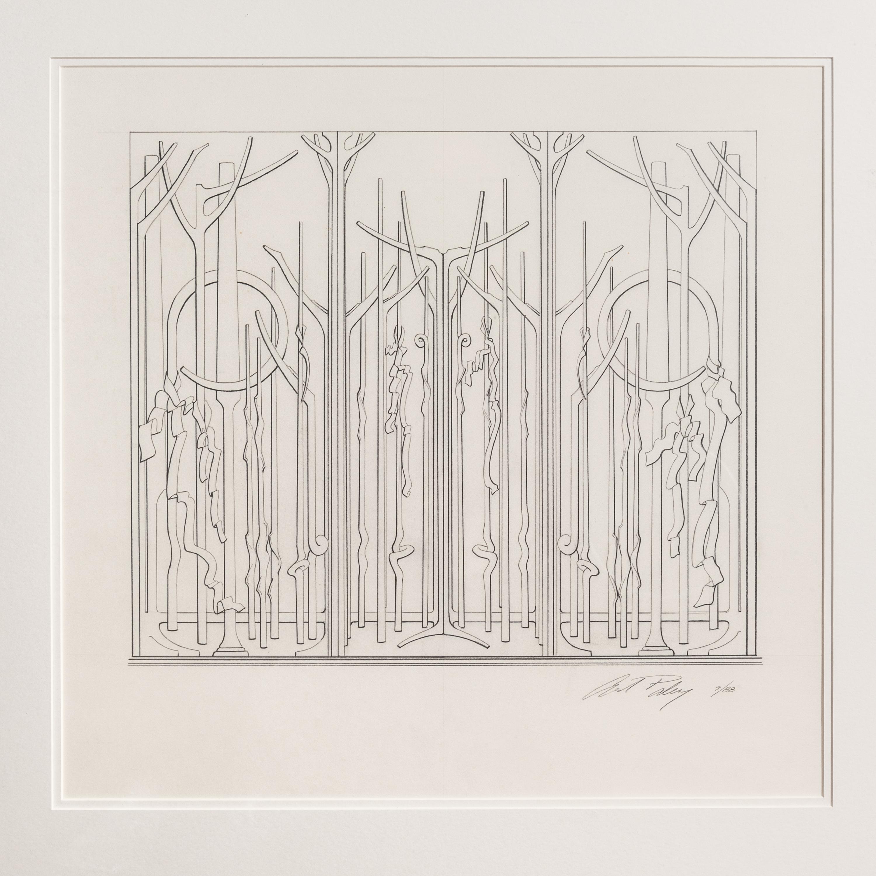 Proposal #1 for Memorial Gate, Ackland Art Museum, University of North Carolina at Chapel Hill , 1998