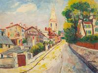 La Rue de L'Abreuvoir, Montmartre