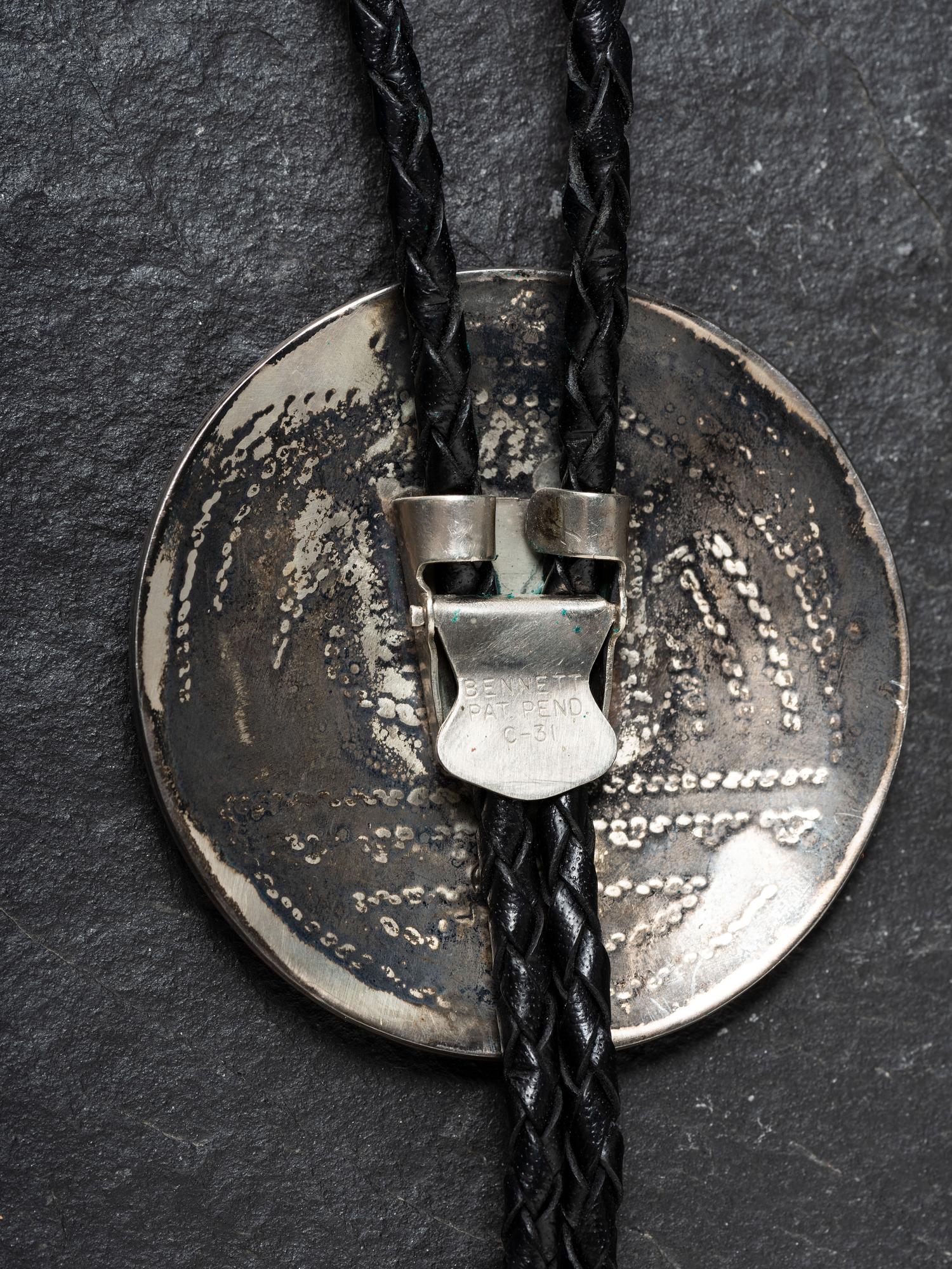 Sterling Silver and Mosaic Inlay Bolo Tie, PLUS