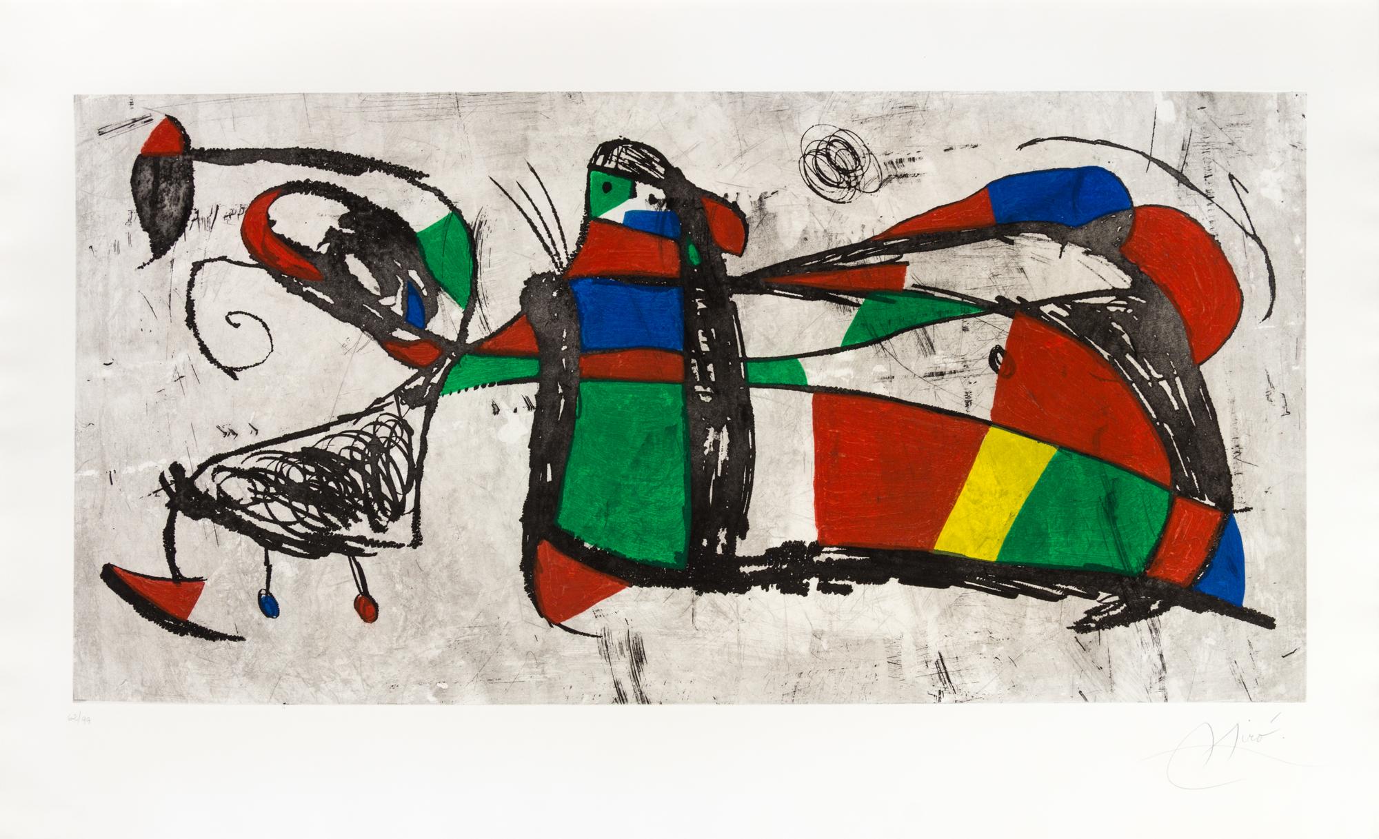 Joan Miró, (Spanish, 1893-1983), Tres Joan, 1978
