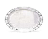 A Johan Rohde Designed Georg Jensen Silver Tray