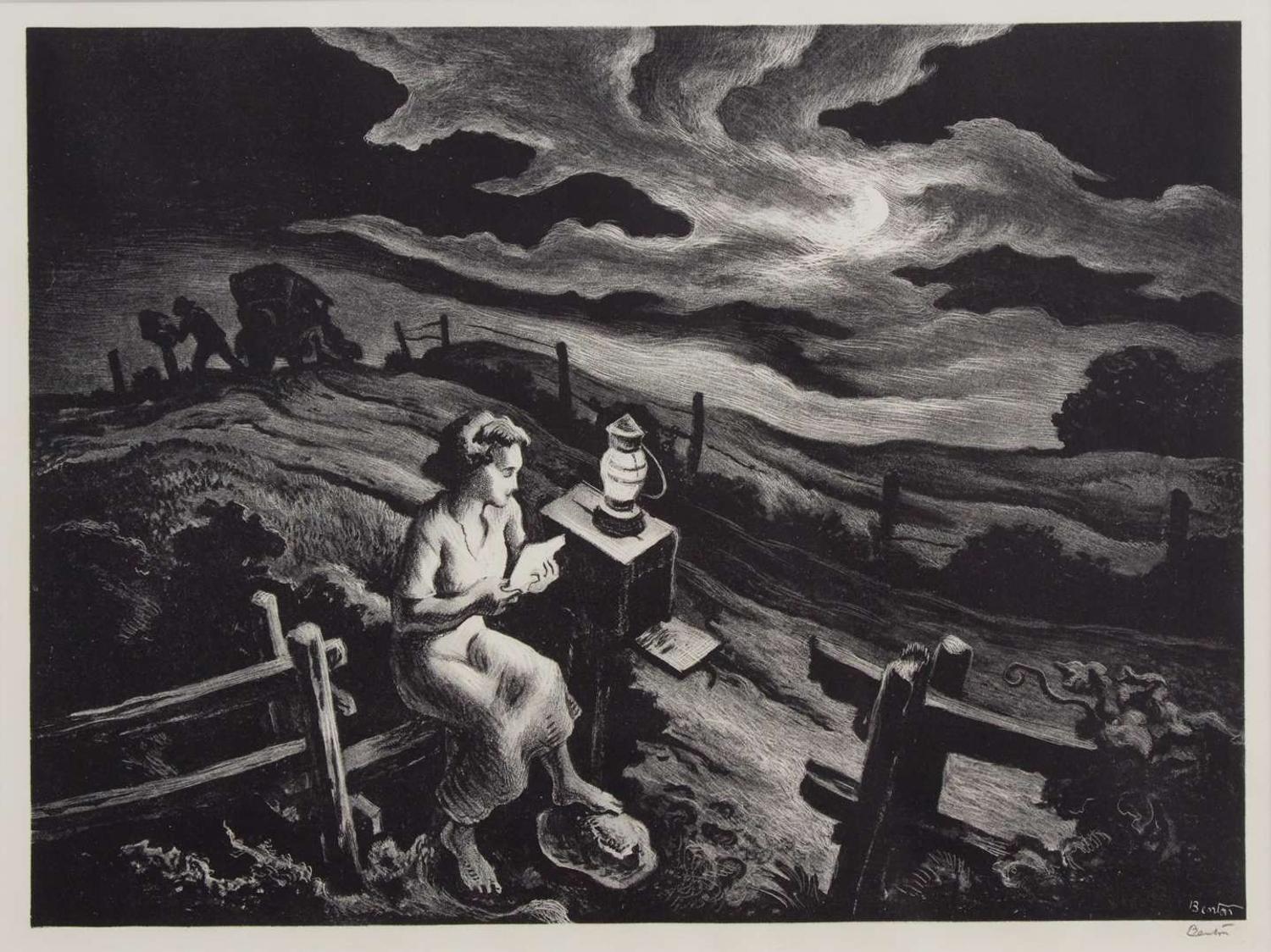 Thomas Hart Benton (American, 1889–1975) - A Letter from Overseas