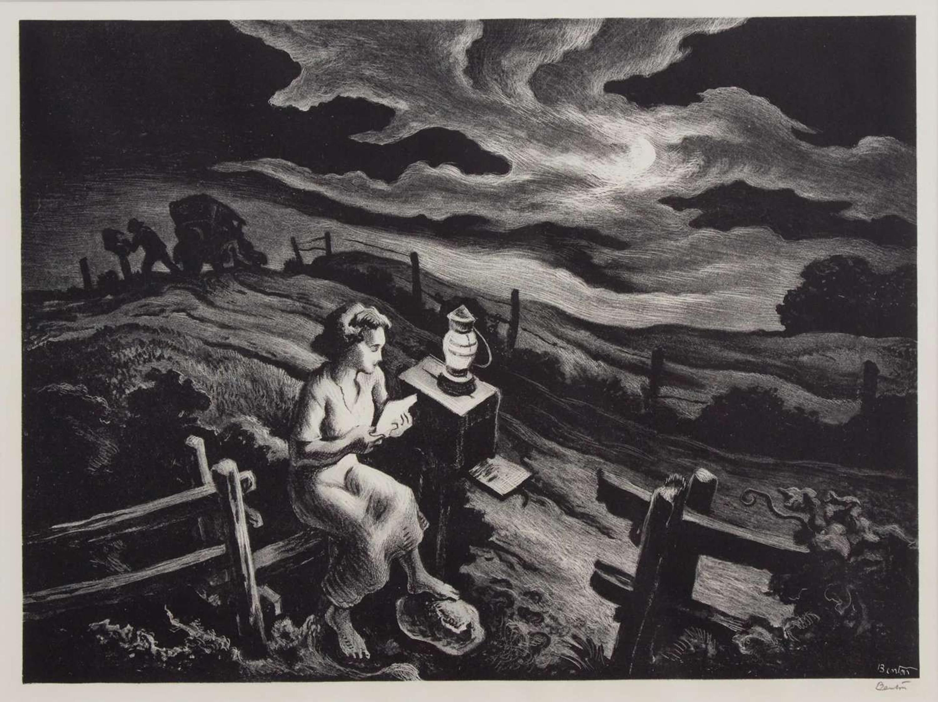 Thomas Hart Benton (American, 1889–1975) - A Letter from Overseas