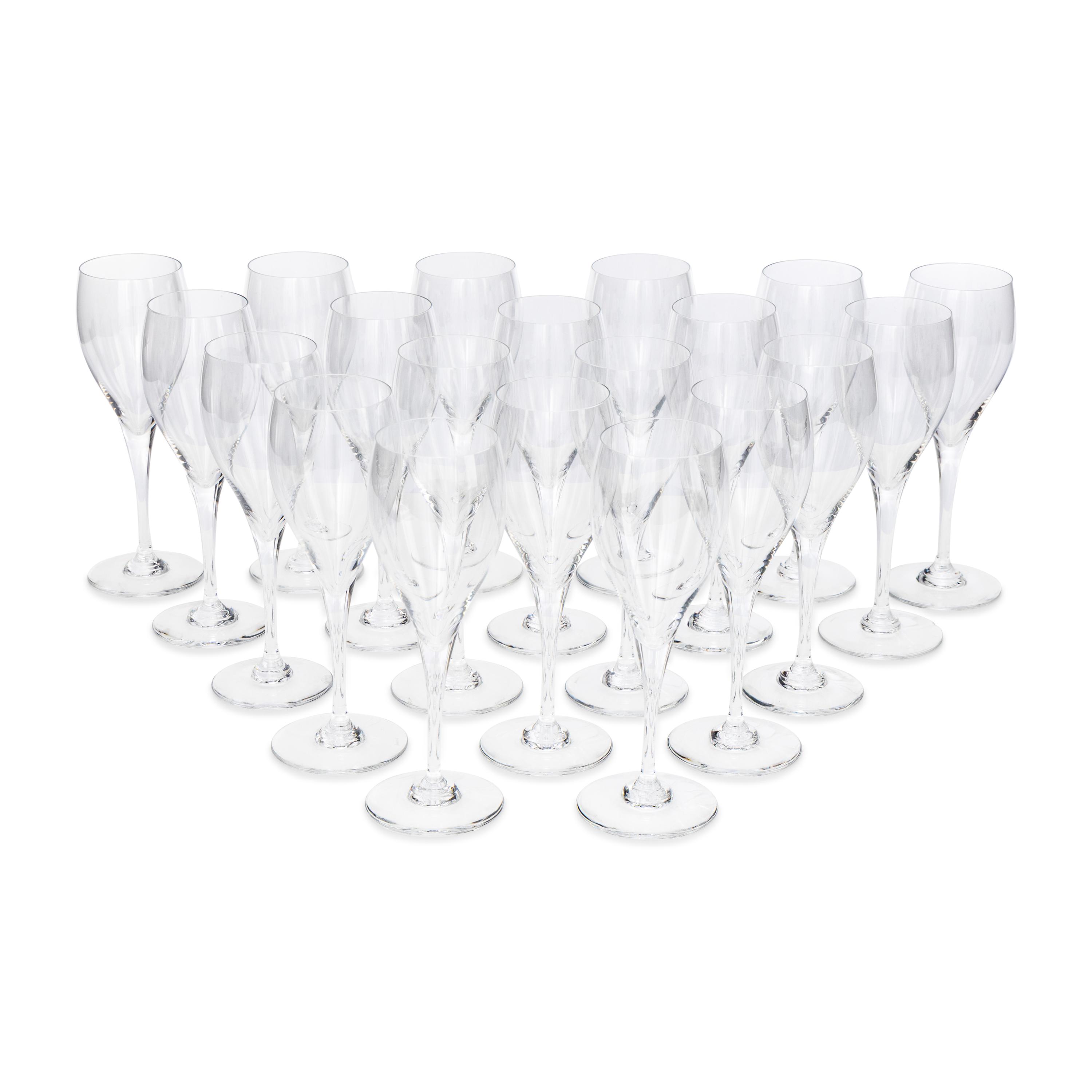 A Set of Twenty Baccarat St. Rémy Water Goblets