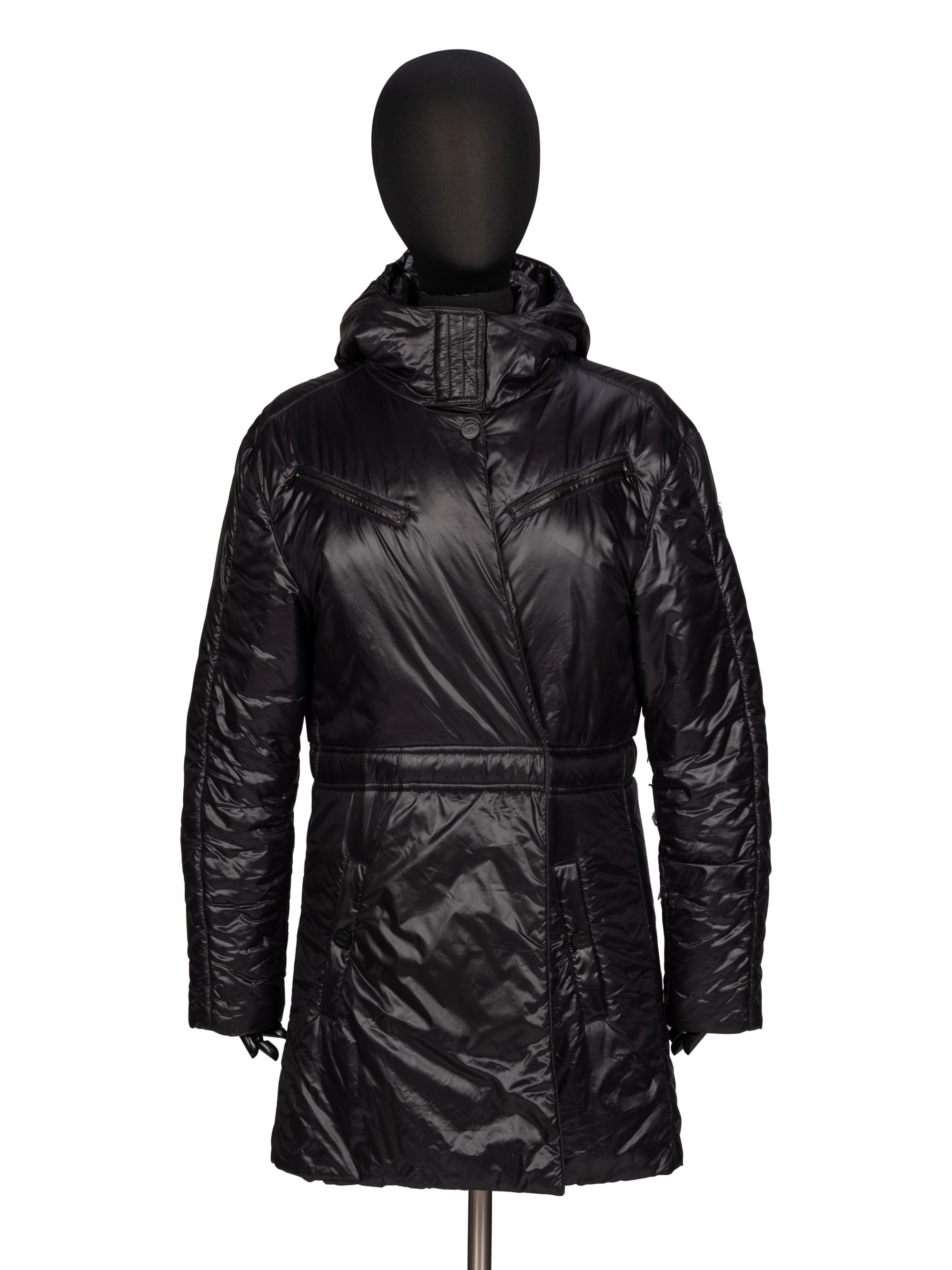 Chanel, Black Puffer Coat