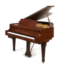 A William Knabe & Co. Baby Grand Player Piano, Length 63 inches.