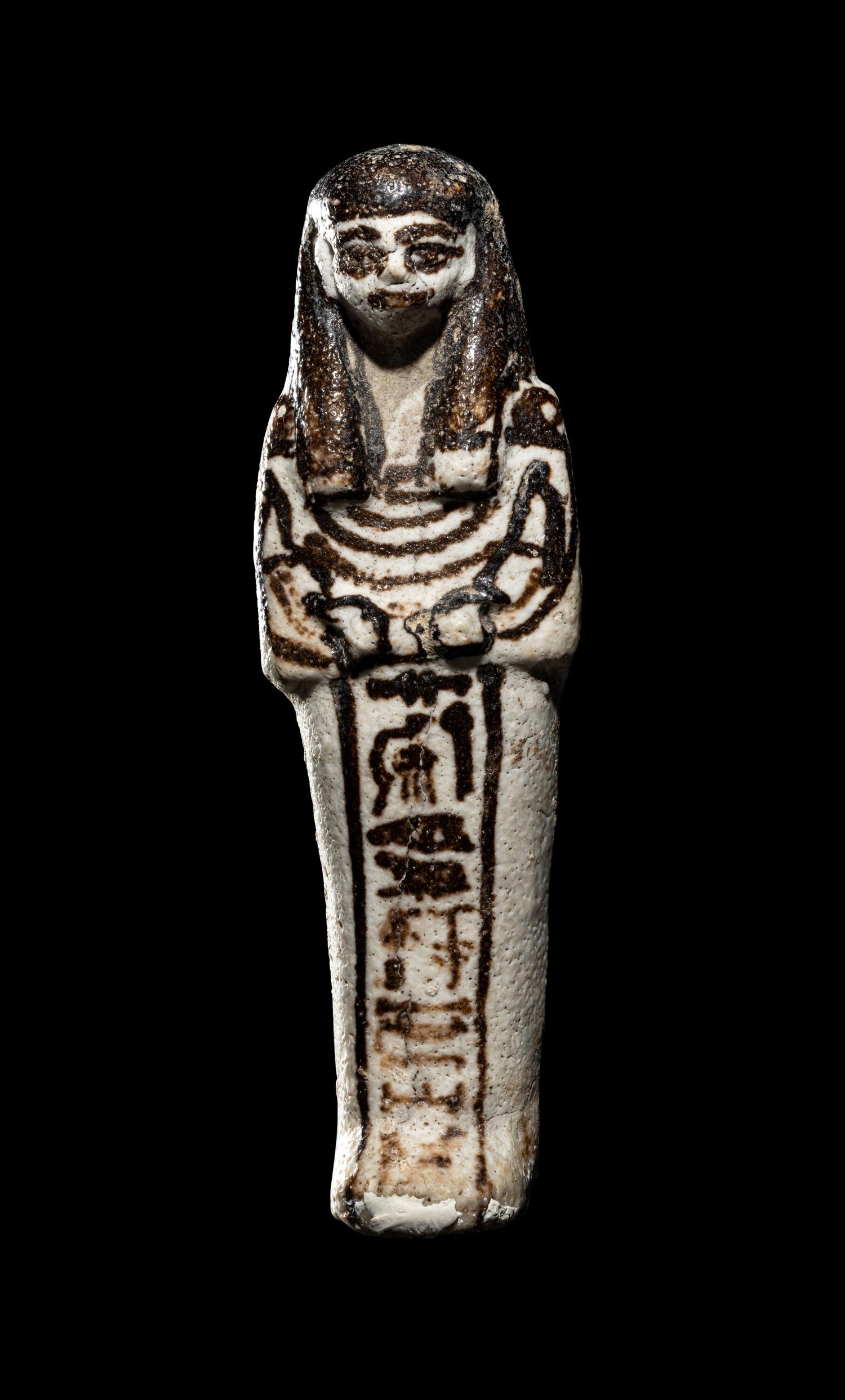 An Egyptian Faience Ushabti for Hori I, Viceroy of Nubia