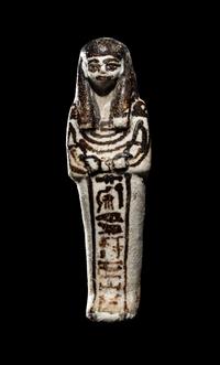 An Egyptian Faience Ushabti for Hori I, Viceroy of Nubia