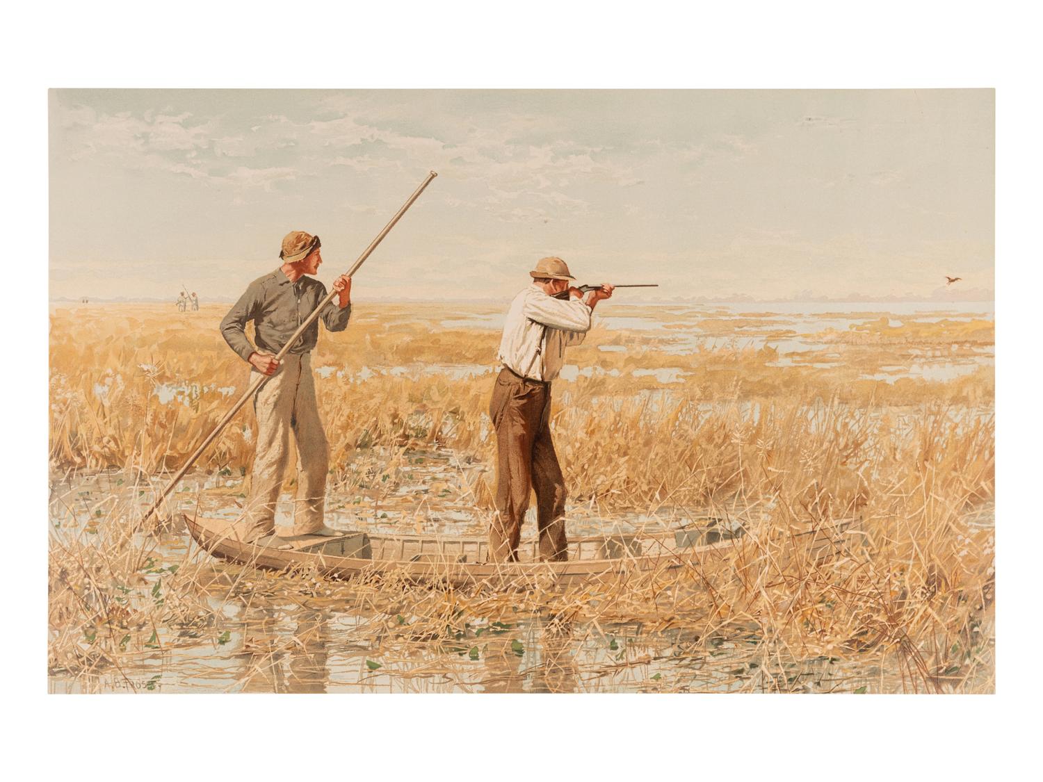 [SPORTING]. FROST, Arthur Burdett (1851-1928). Shooting Pictures. New York: Charles Scribner's Sons, [1895].
