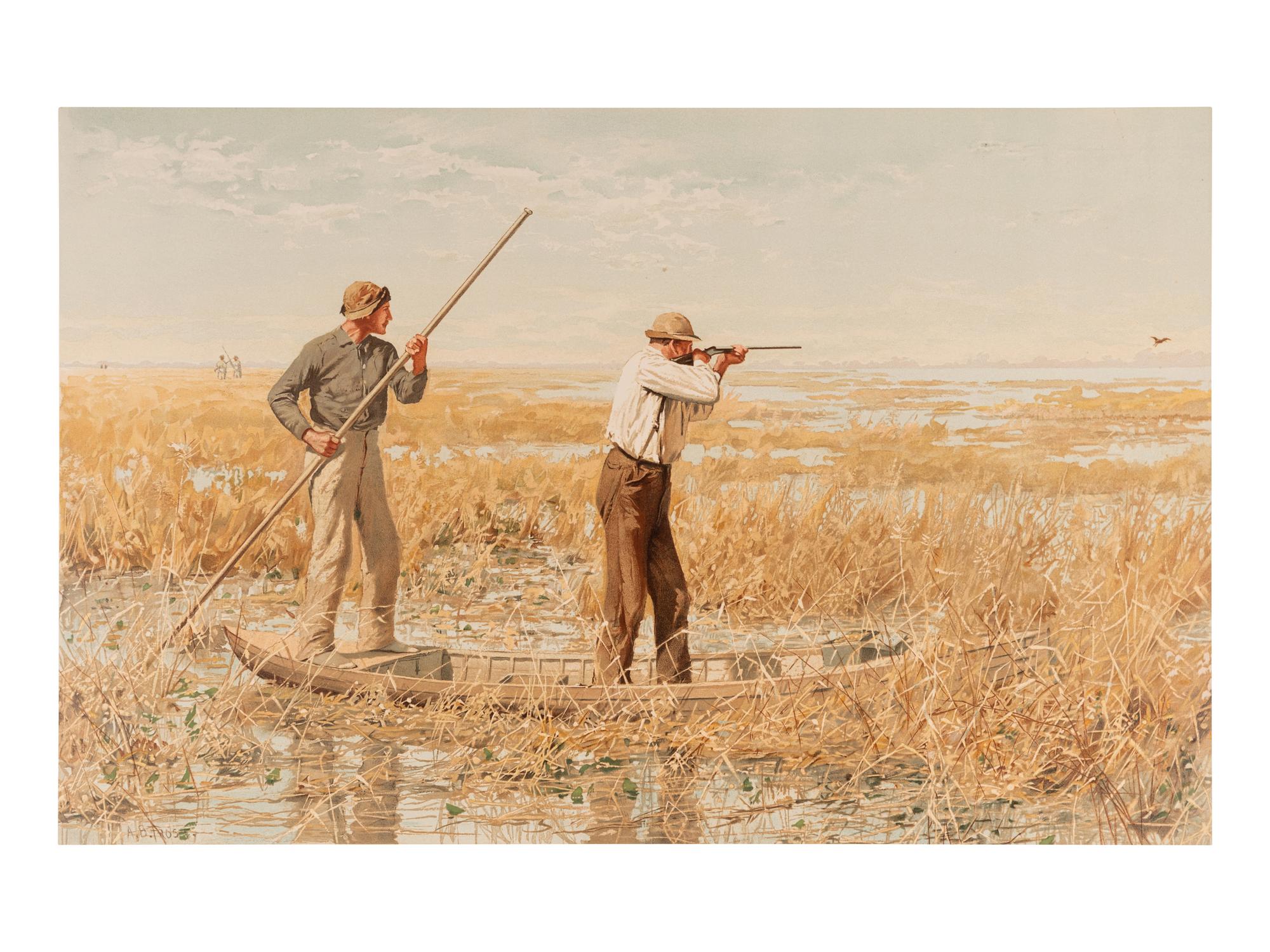 [SPORTING]. FROST, Arthur Burdett (1851-1928). Shooting Pictures. New York: Charles Scribner's Sons, [1895].