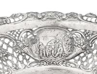 A German Silver Reticulated Basket