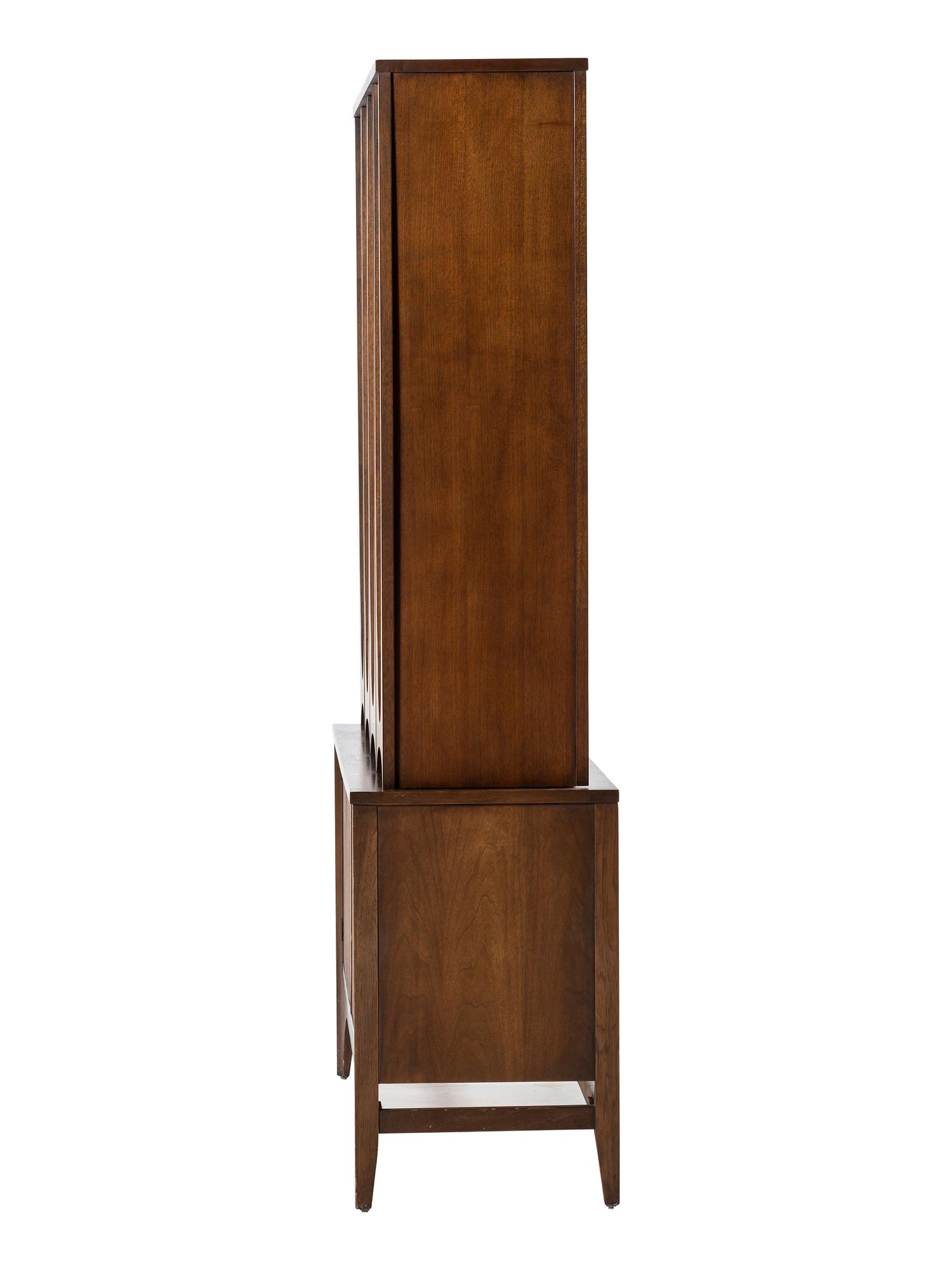 A Broyhill Brasilia Walnut Wall Unit/Room Divider