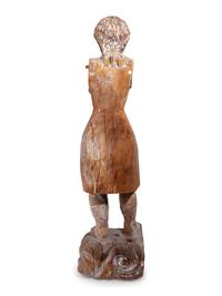 An Italian Carved Wood Ecclesiastical Figure