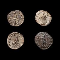 [ANCIENT] ROMAN EMPIRE. Ar Denarius (2nd Century AD). Group of 4 Coins.