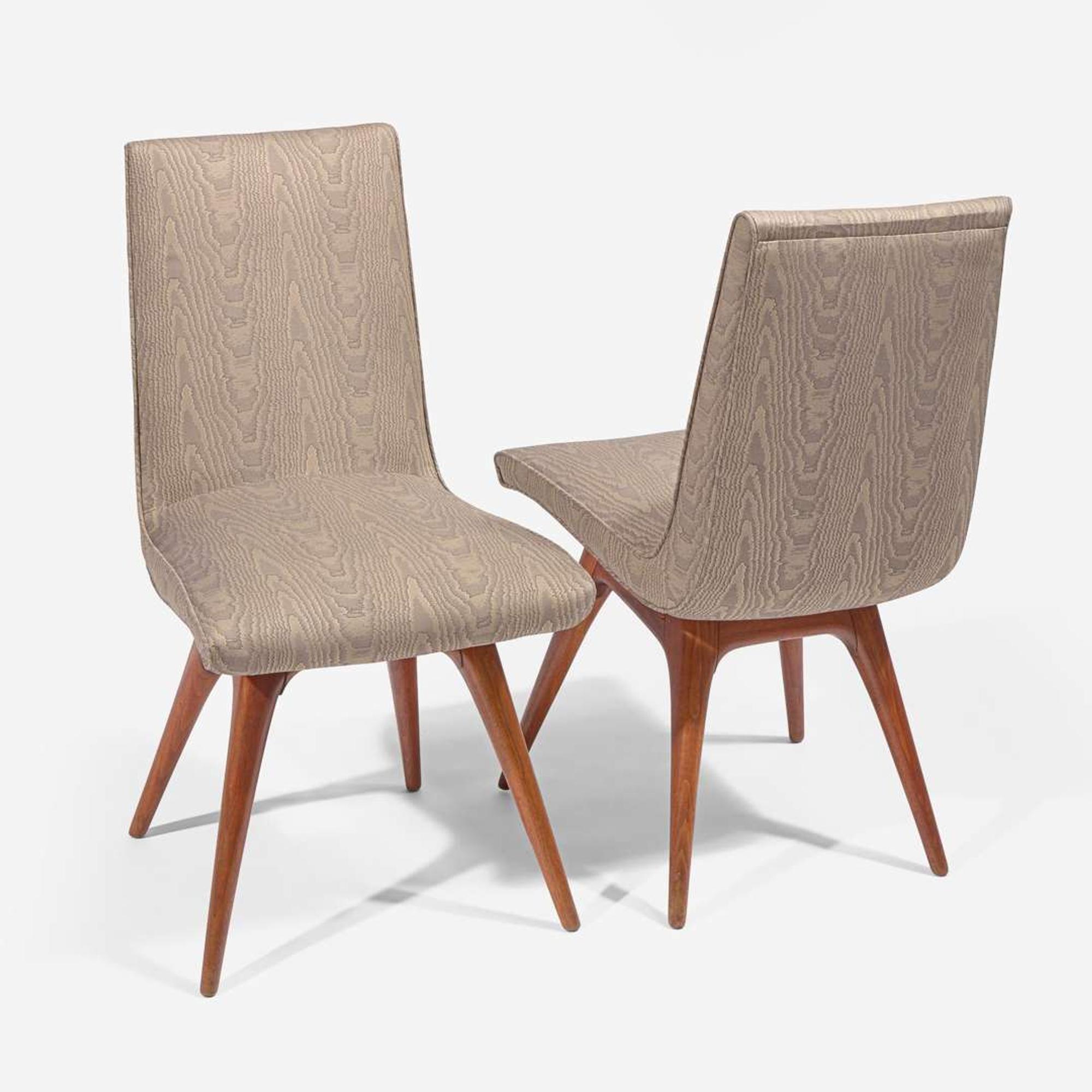 Vladimir Kagan (American, 1927-2016) Set of Six Nexus Dining Chairs, Kagan-Dreyfuss, Inc., USA, circa 1955