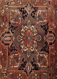 A Heriz Wool Rug