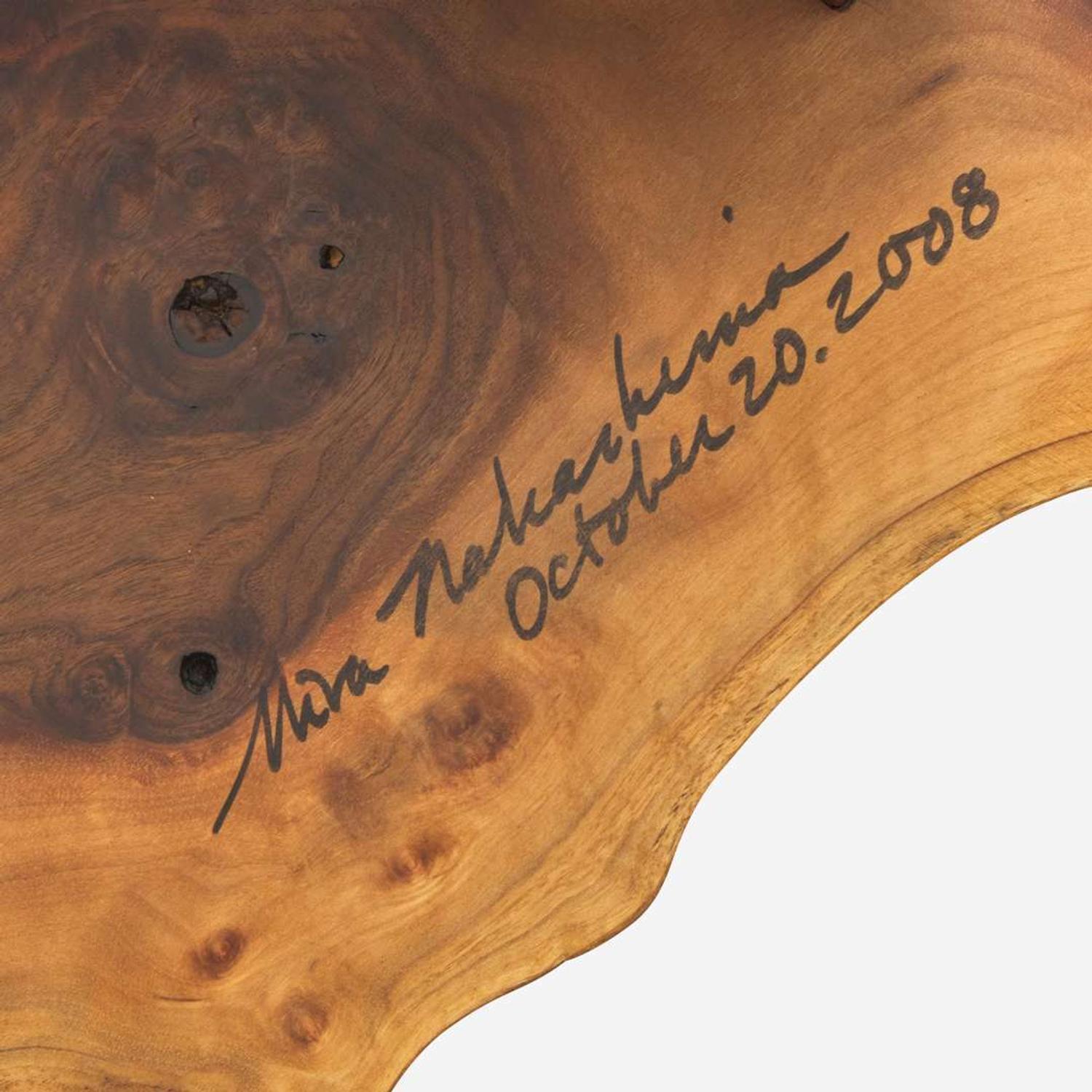 Mira Nakashima (American, b. 1942) Fine "Minguren I" Coffee Table, George Nakashima Woodworker, New Hope, Pennsylvania, 2008