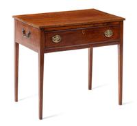 An American Maple Side Table Height 33 1/4 x width 26 x depth 17 inches.