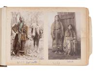 [NATIVE AMERICANS]. Collection of photographs documenting the Nez Perce, Comanche, and Kiowa Indians assembled by Alice Cunningham Fletcher, including images by E. Jane Gay, George W. Bretz, and William Irwin.