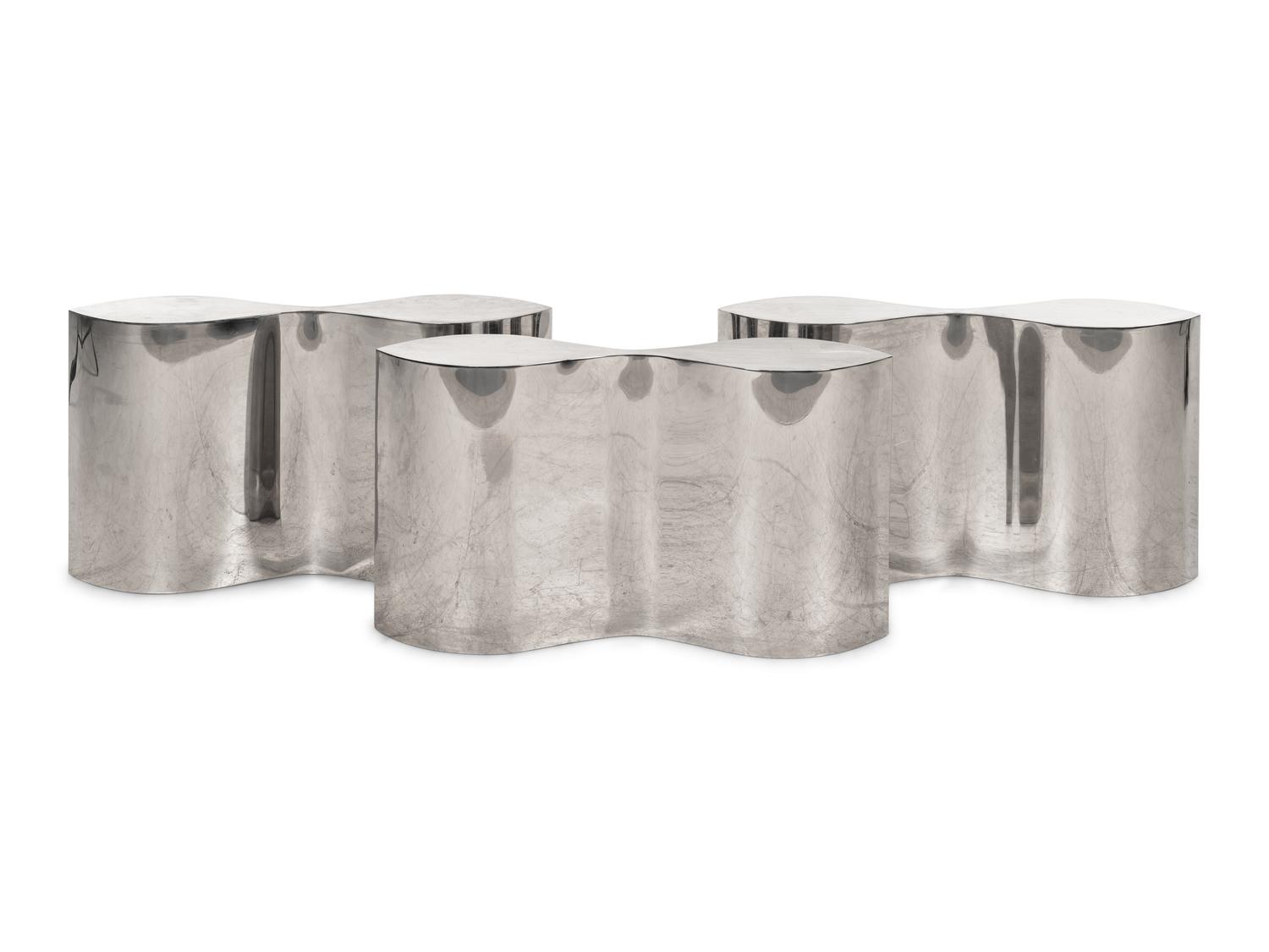 Three-Part Sculptural Coffee Table