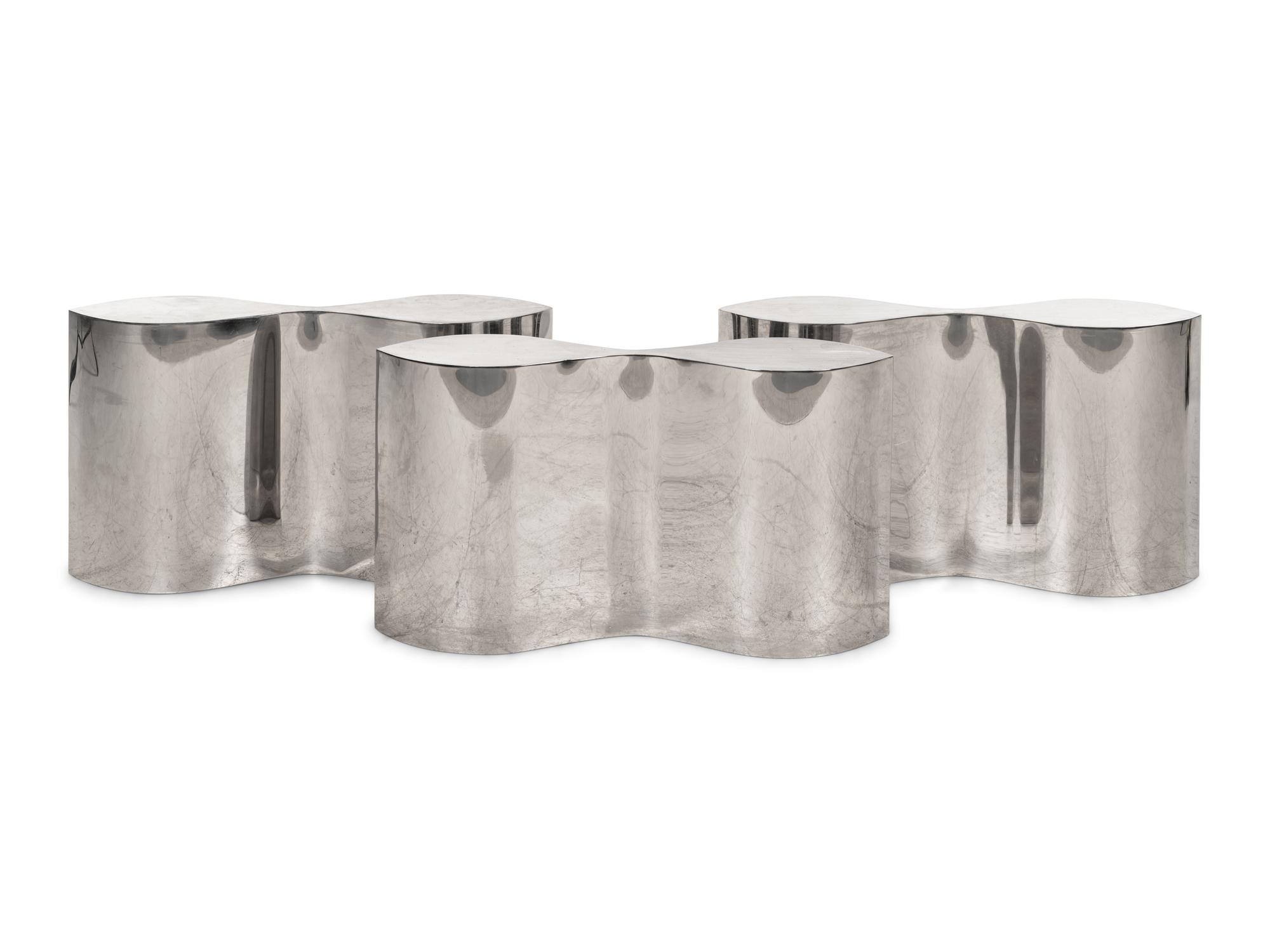 Three-Part Sculptural Coffee Table