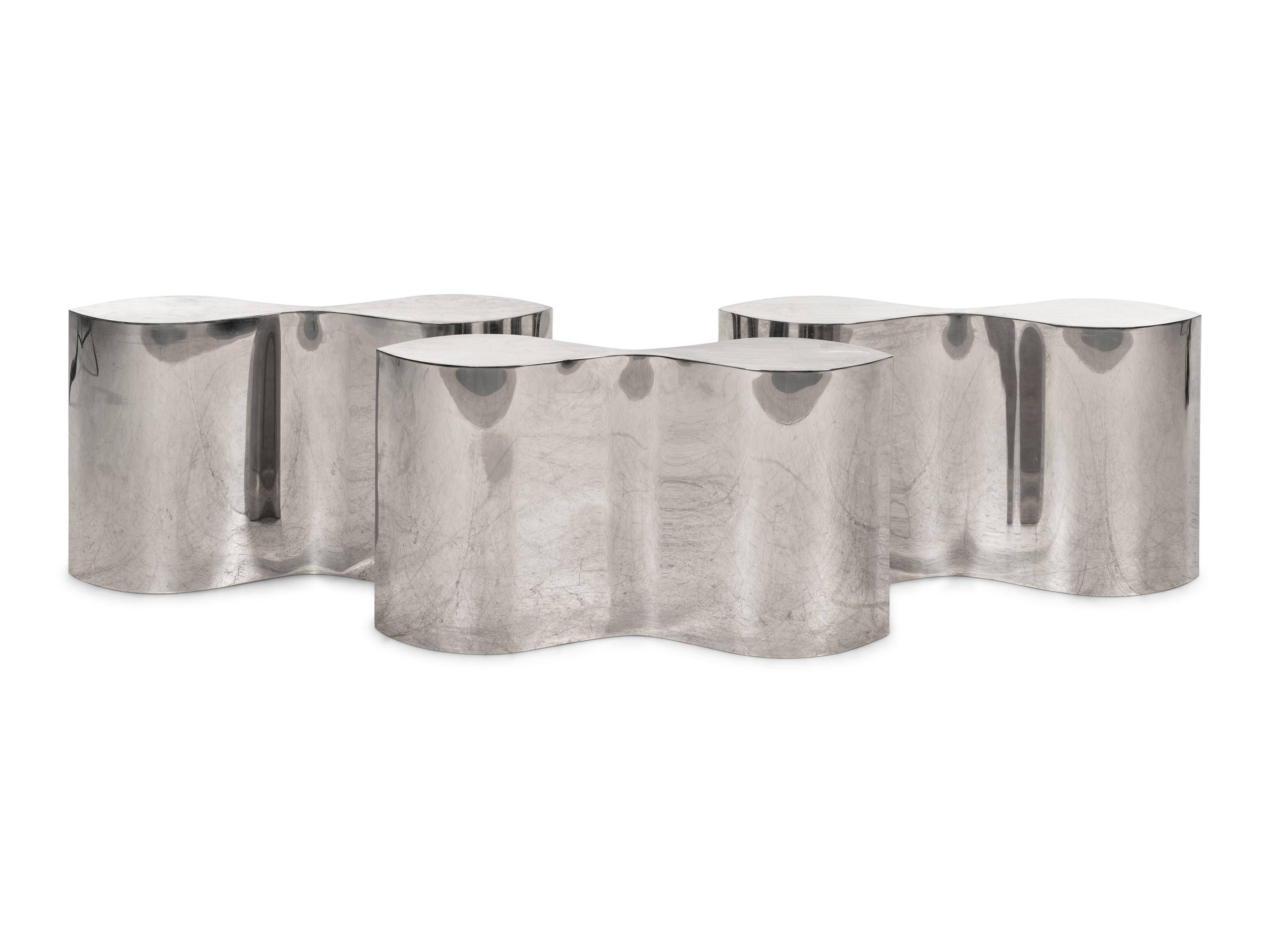 Three-Part Sculptural Coffee Table