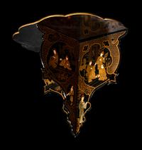 Four Japanese Export Gilt Lacquered Wares