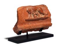 A Roman Redware Fragment with Romulus and Remus