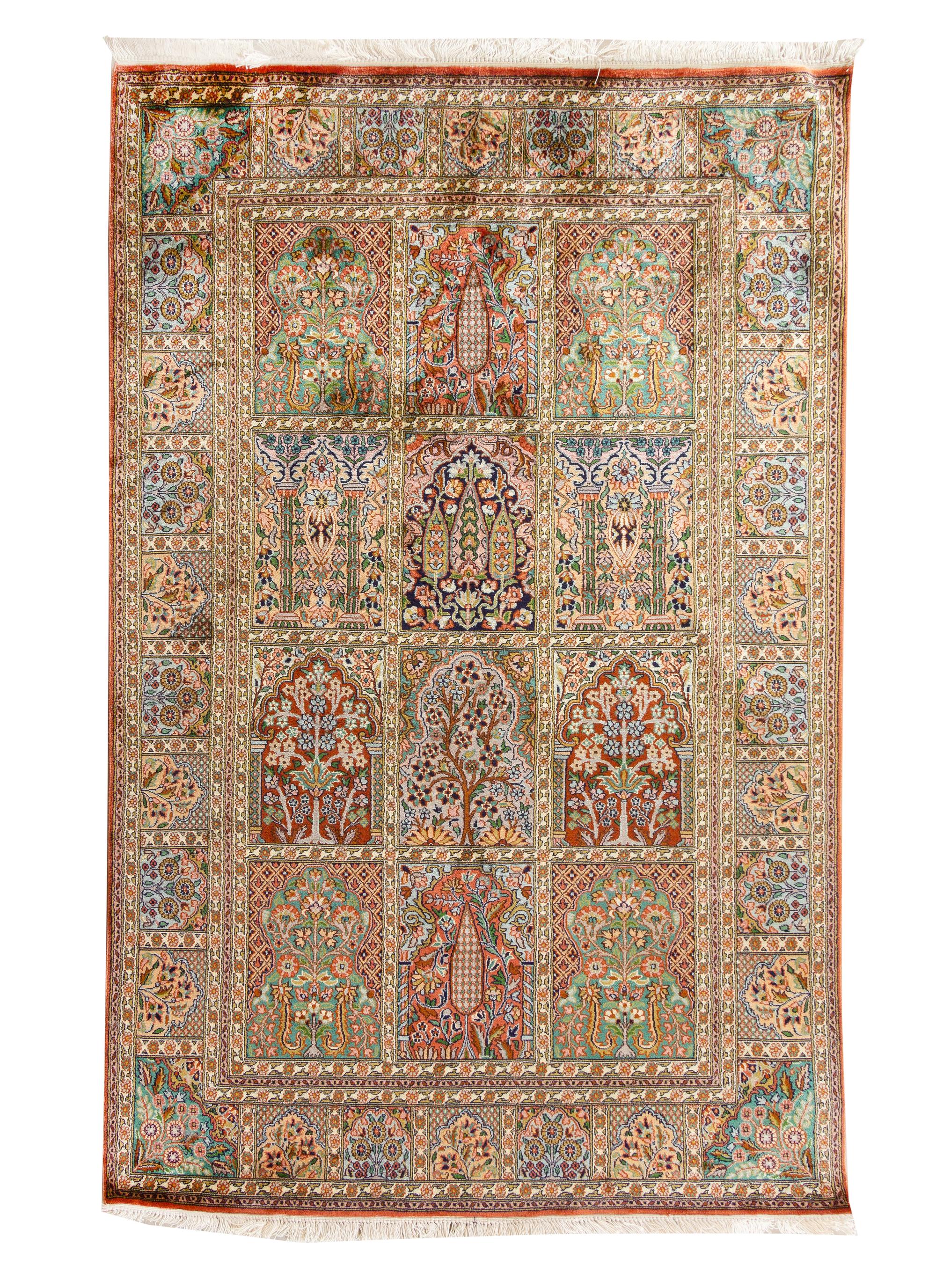 An Indian Silk Rug