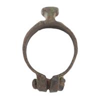 Confederate Boyle & Gamble Style Brass Saber Bayonet Adapter with Two-Foot Lug