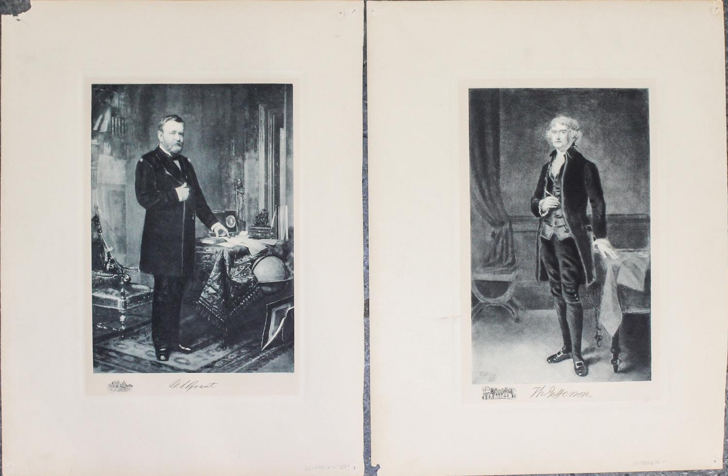 A Group of 24 Portraits of Presidents Various sizes. — Gravure Co.
