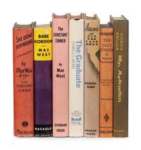 [LITERATURE ADAPTED TO FILM]. A group of 7 works, comprising: