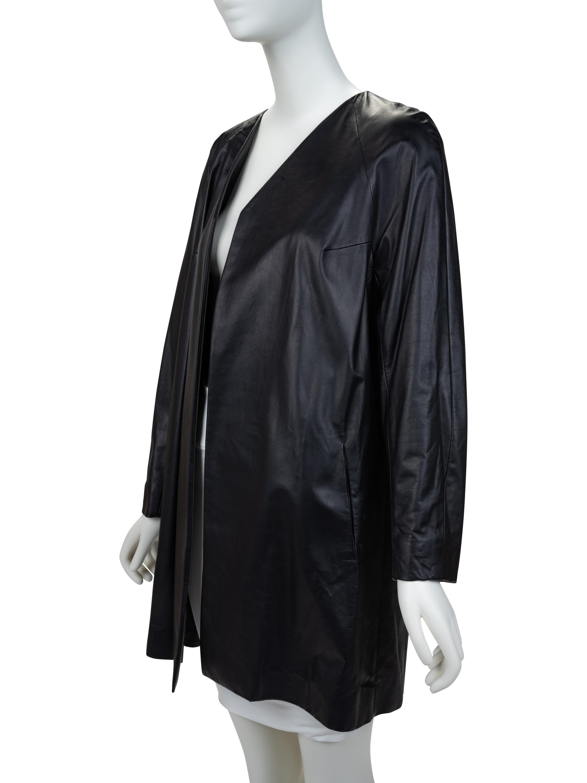 Vionnet Leather Coat