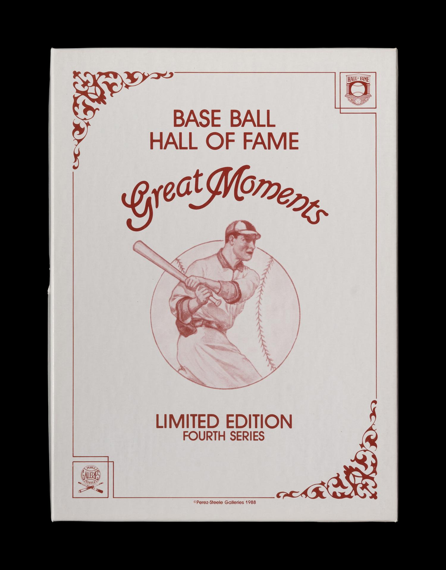 A Complete Run of 1984-97 Series One Through Nine Perez-Steele Baseball Hall of Fame Great Moments Cards
