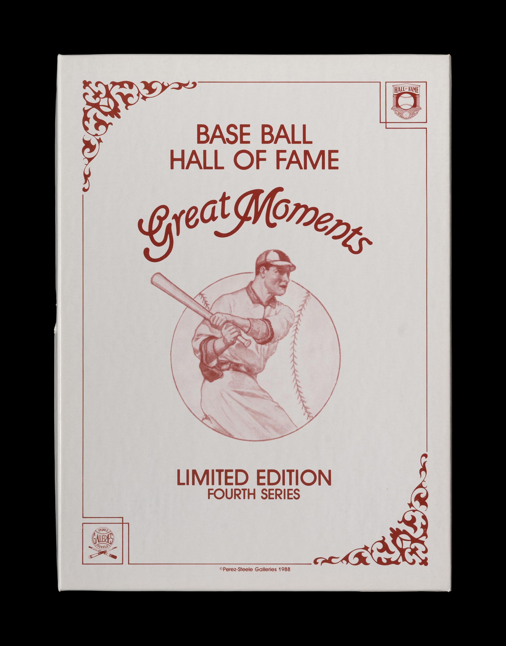 A Complete Run of 1984-97 Series One Through Nine Perez-Steele Baseball Hall of Fame Great Moments Cards
