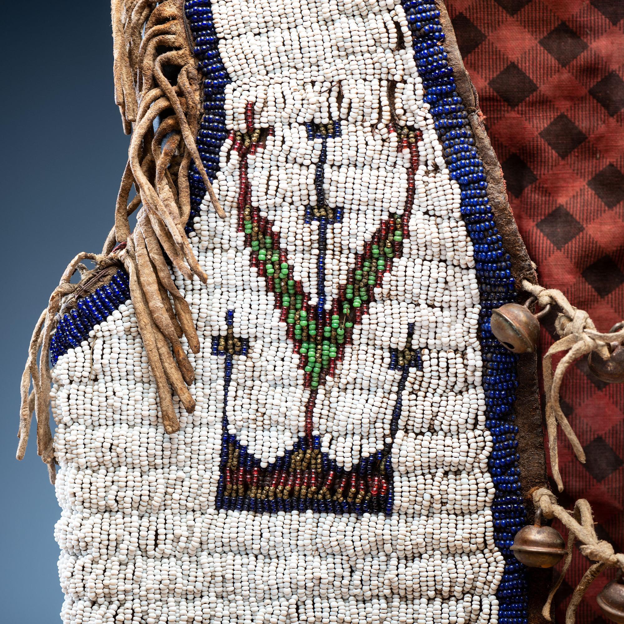 Sioux Child's Beaded Hide Vest