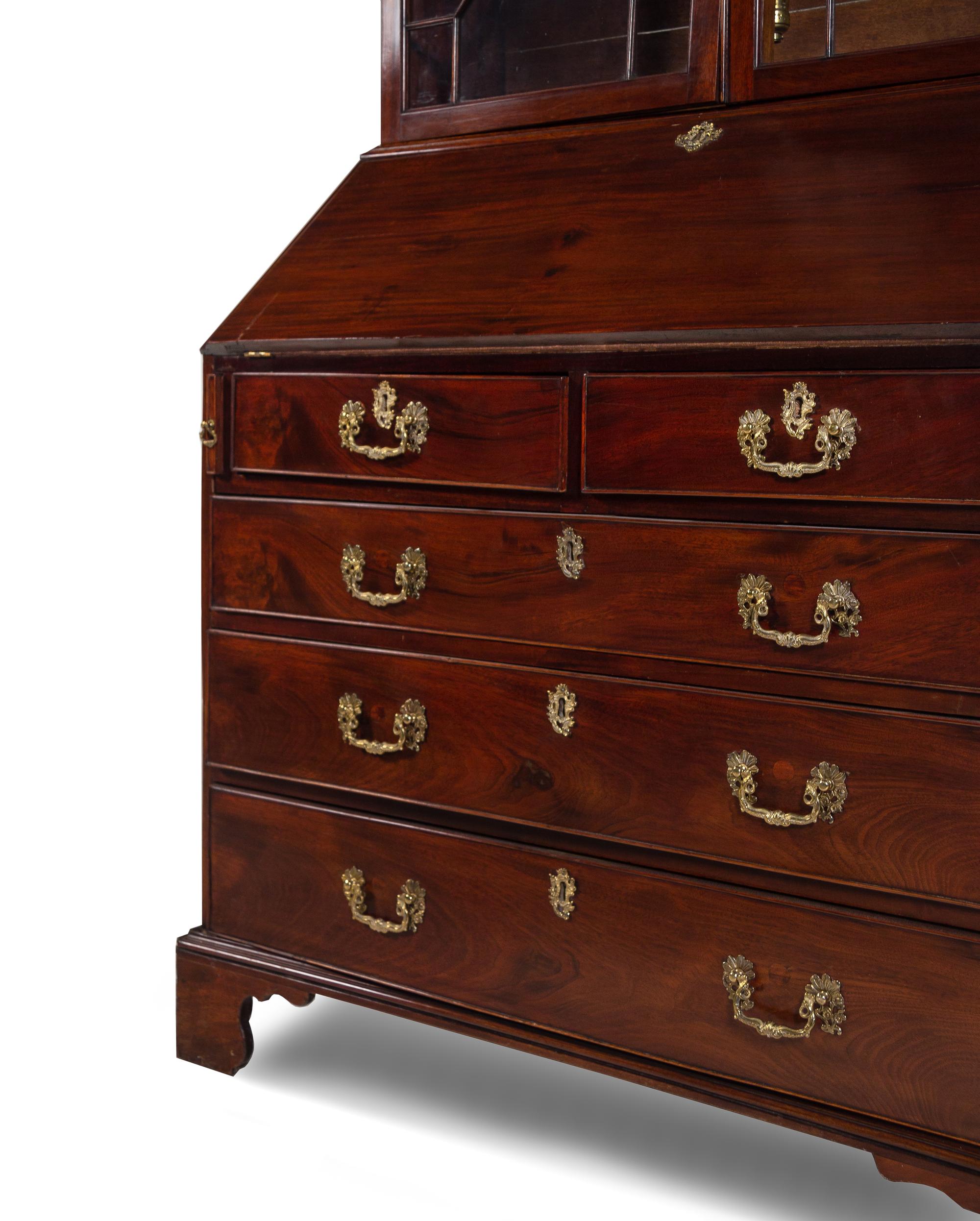 A George III Mahogany Bookcase