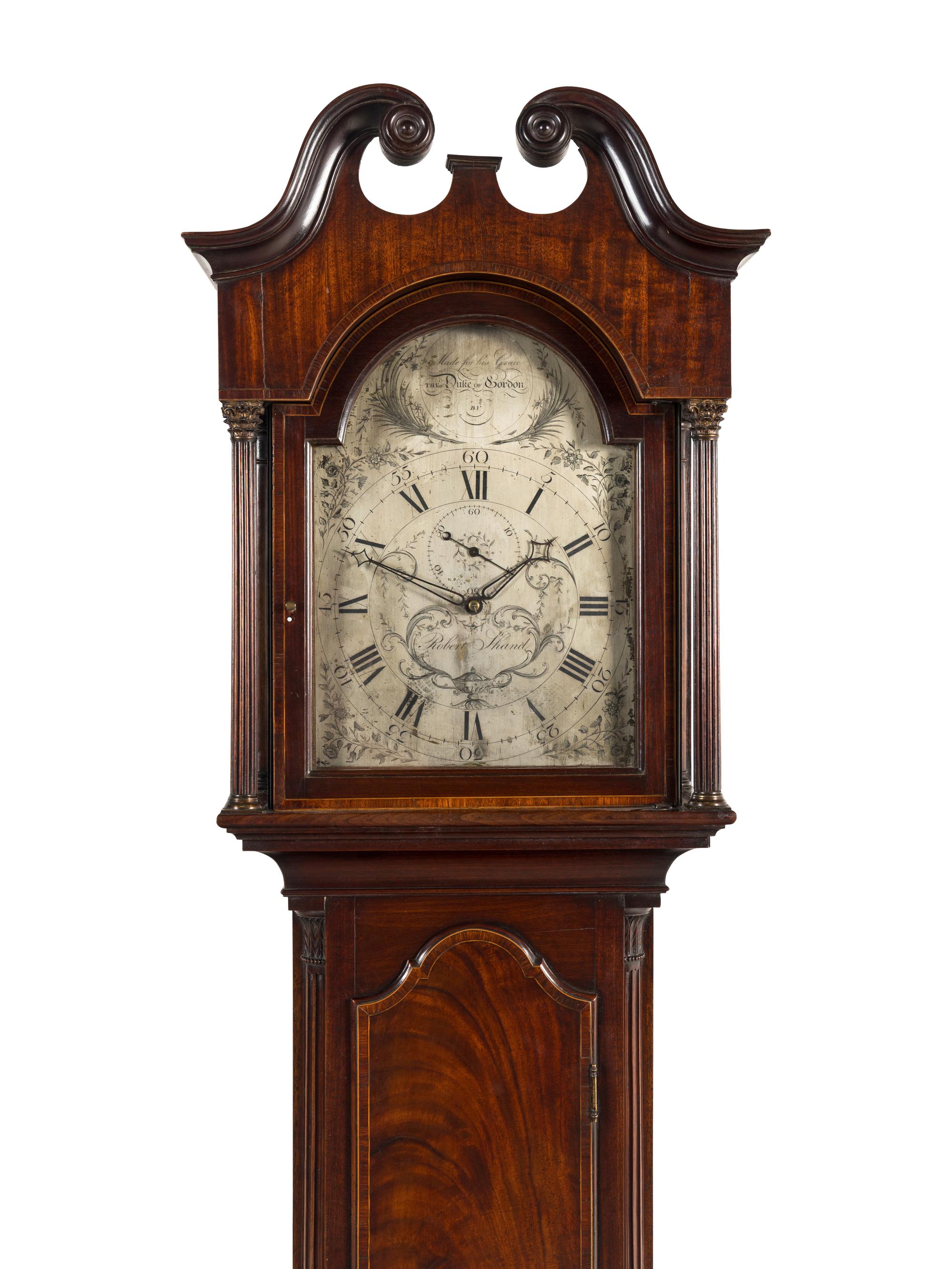 A Rare and Unusual Scottish George III Water-Powered Tall Case Clock