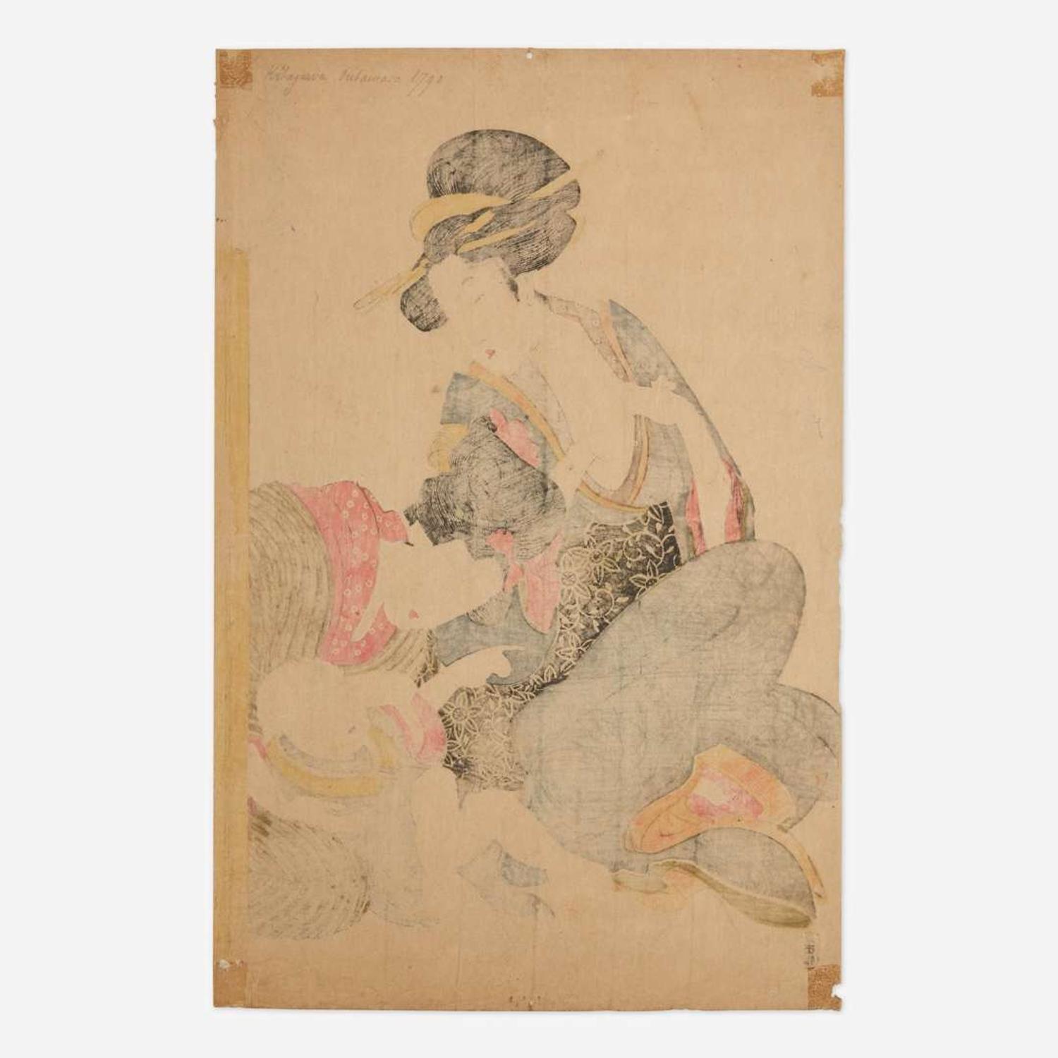 Kitagawa Utamaro 喜多川歌麿 浮世绘 (Japanese b.1753-d.1806)