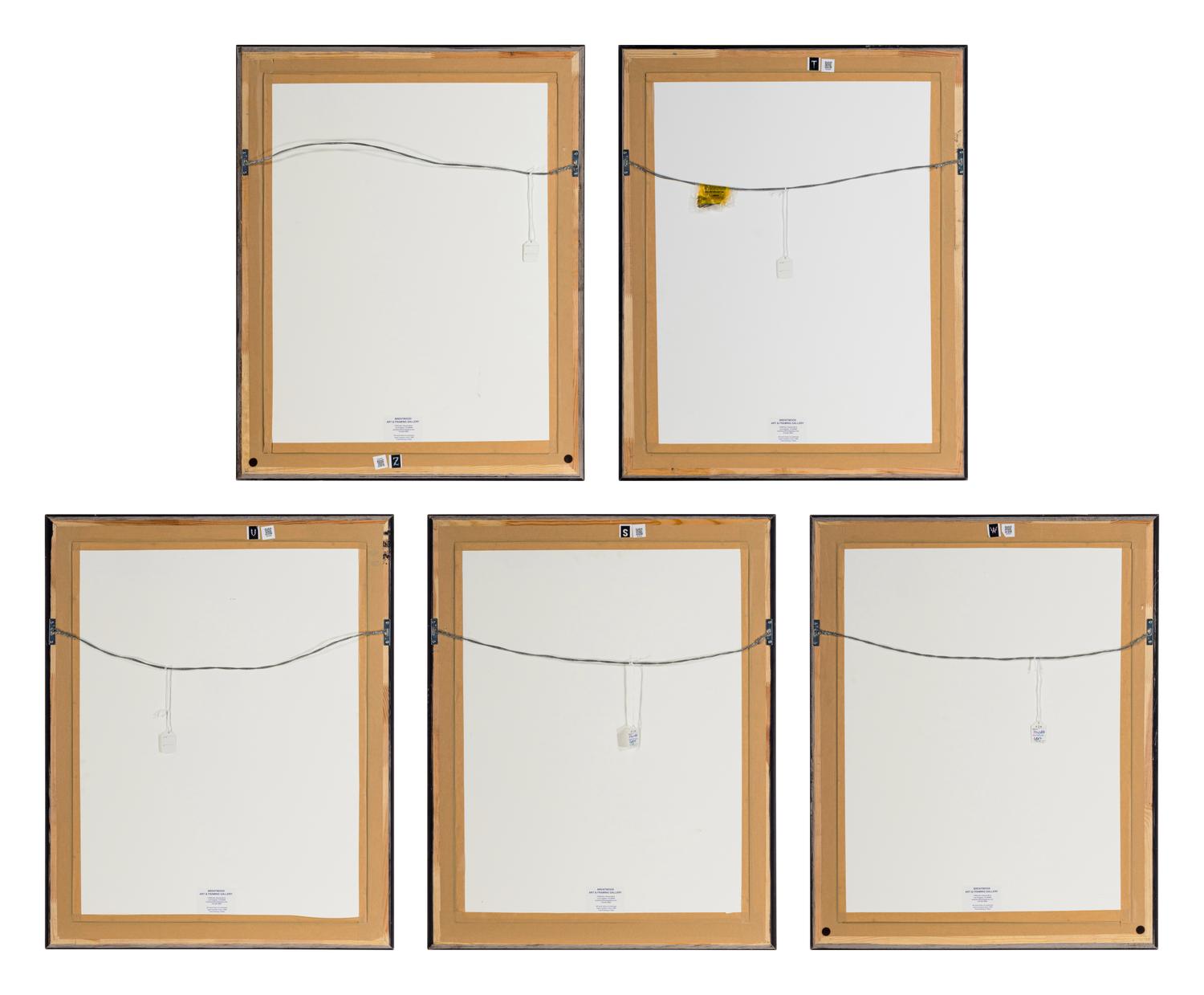 Five Alphabet Prints