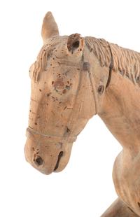A Carved Wooden Horse