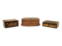 Three Table Caskets