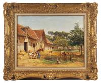 La Vieille Ferme (Cour de Ferme, Picardie) , c. 1890