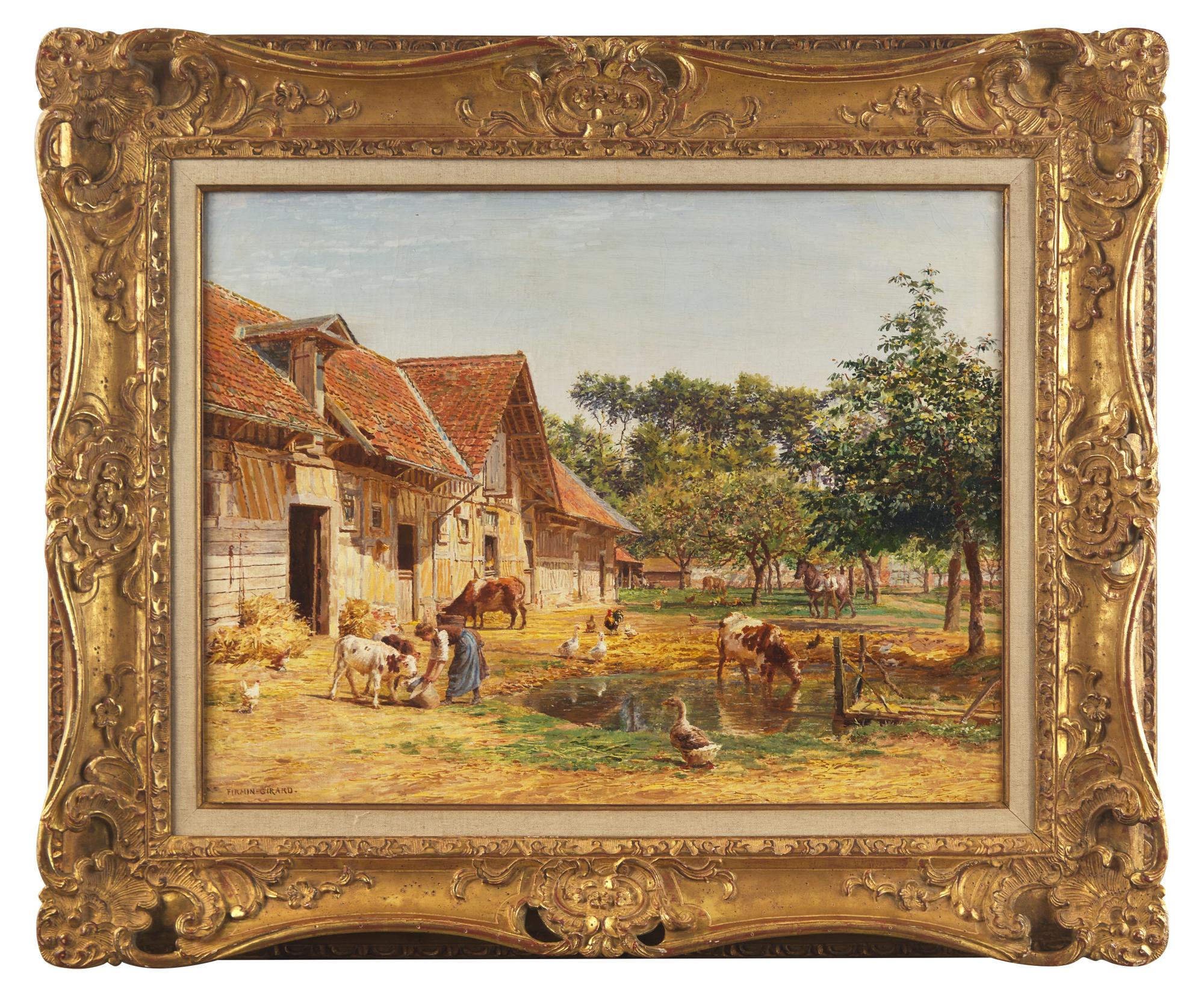 La Vieille Ferme (Cour de Ferme, Picardie) , c. 1890