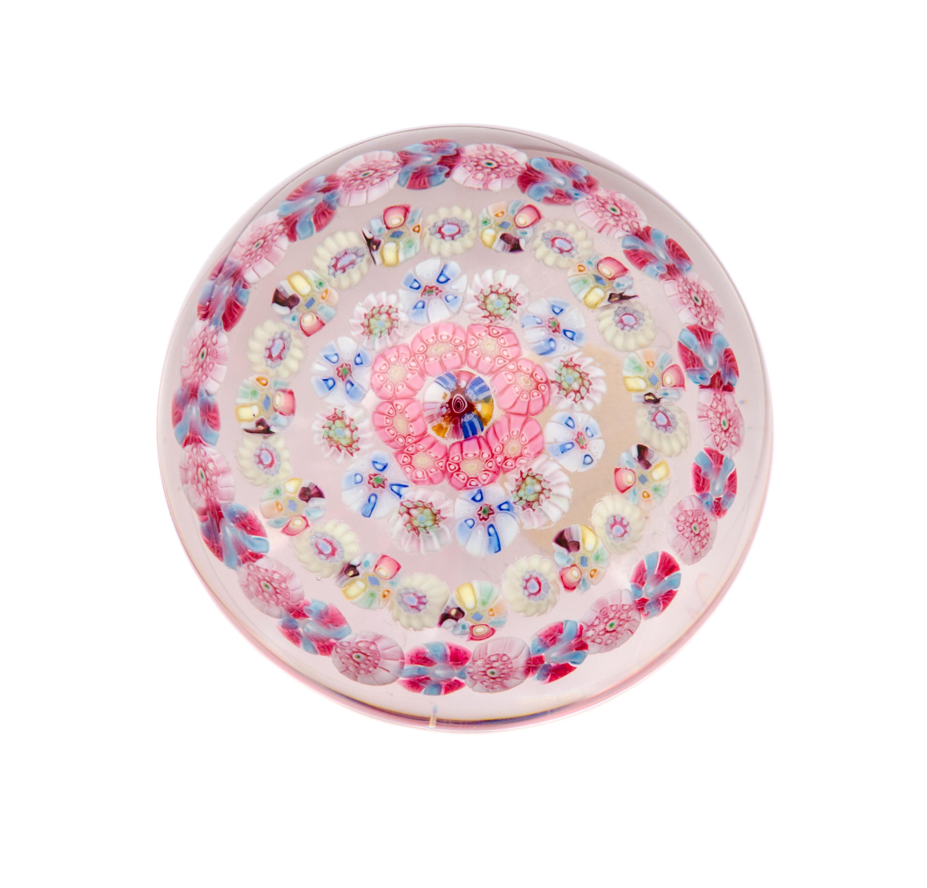 Baccarat, , a millefiori paperweight