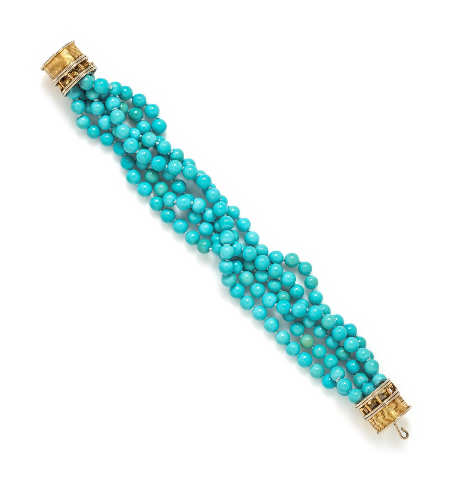 MULTISTRAND TURQUOISE BRACELET