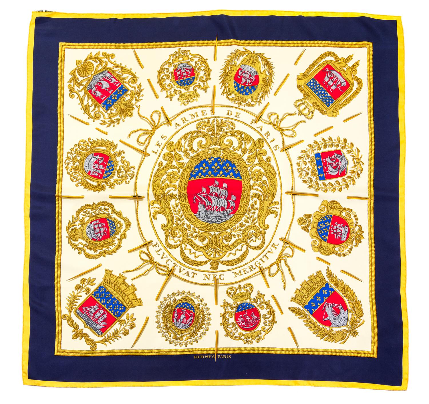 An Hermes 90cm Silk Scarf, 36" x 36".