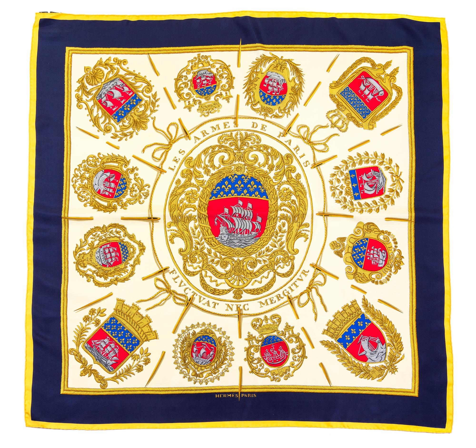 An Hermes 90cm Silk Scarf, 36" x 36".
