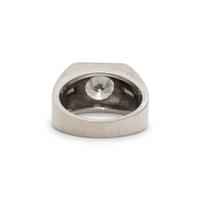 DIAMOND AND WHITE GOLD RING