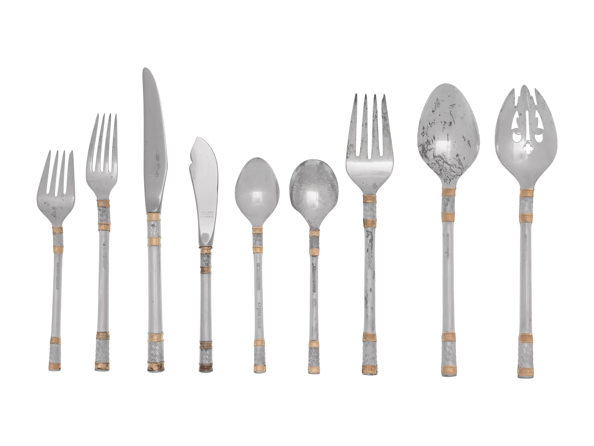 An American Silver Flatware Service